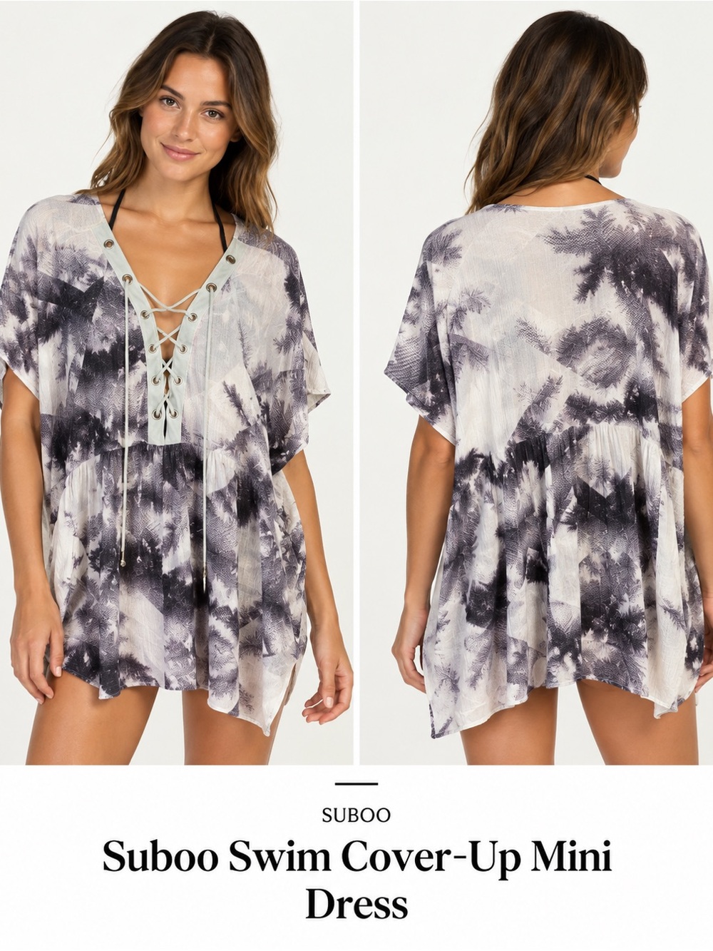 Suboo Swim Cover-Up Mini Dress